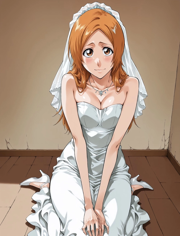 Ảnh Inoue Orihime nhìn rõ khuôn mặt và ánh mắt