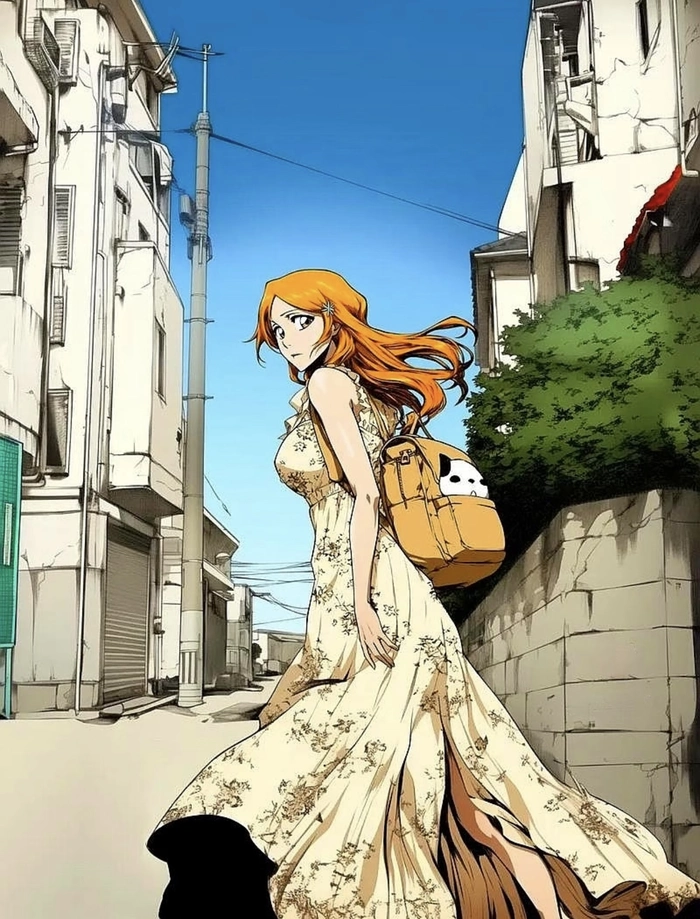Ảnh Inoue Orihime nhìn rõ trang phục và chi tiết