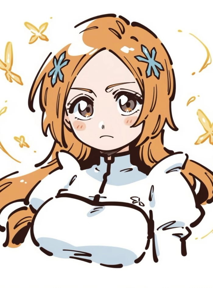 Ảnh Inoue Orihime với biểu cảm dịu dàng rõ nét