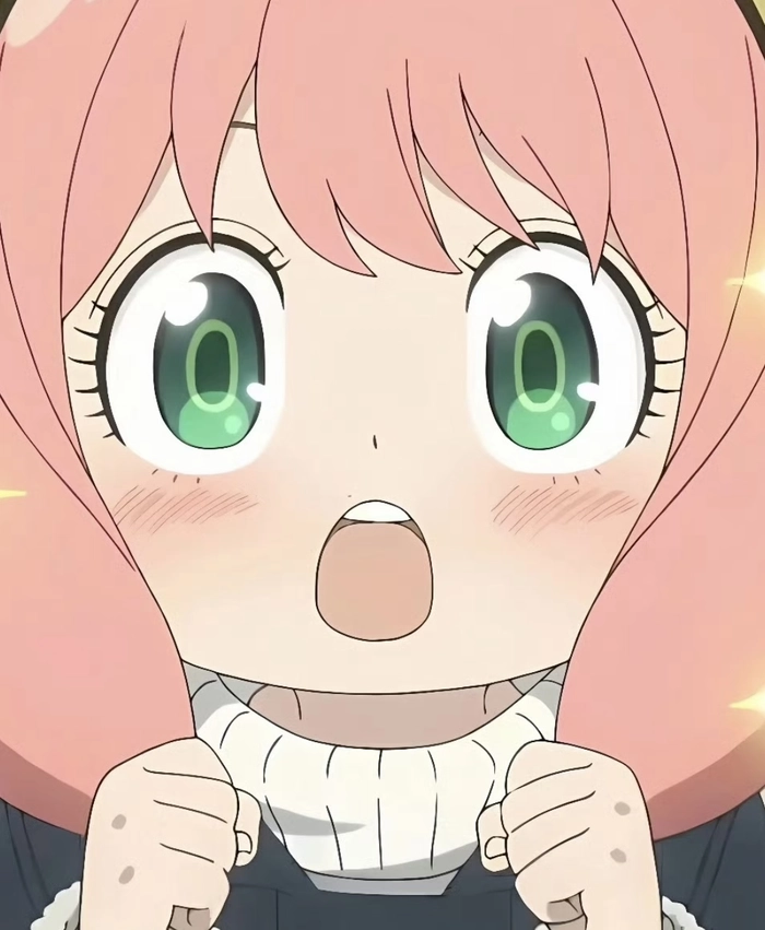 Ảnh anime anya tạo dáng đáng yêu không cầu kỳ