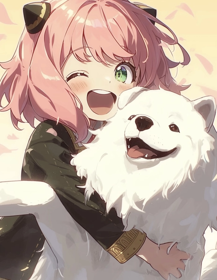 Ảnh anime anya tạo dáng vui nhộn dễ nhìn