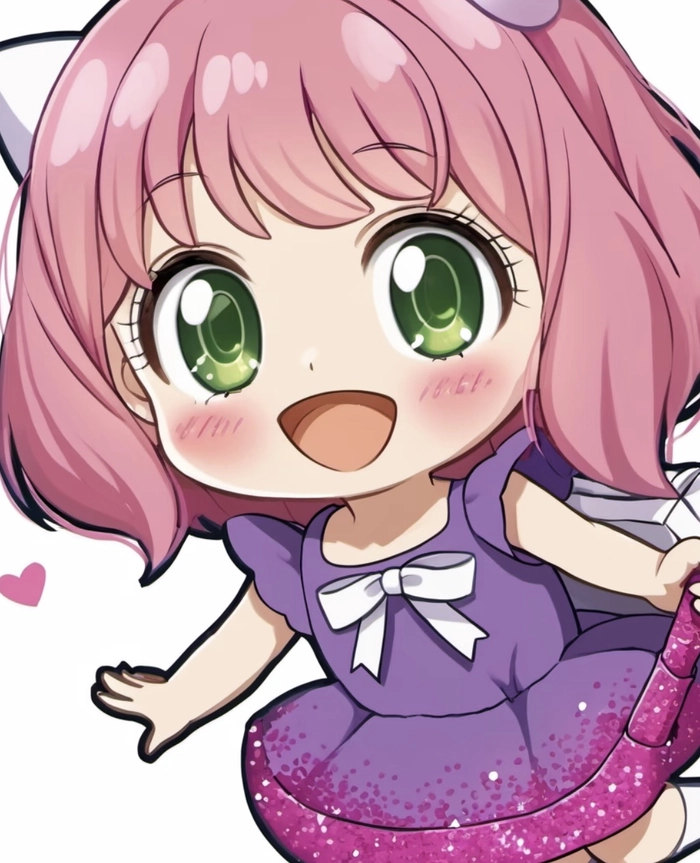 Ảnh anime anya với ánh sáng tự nhiên rõ ràng