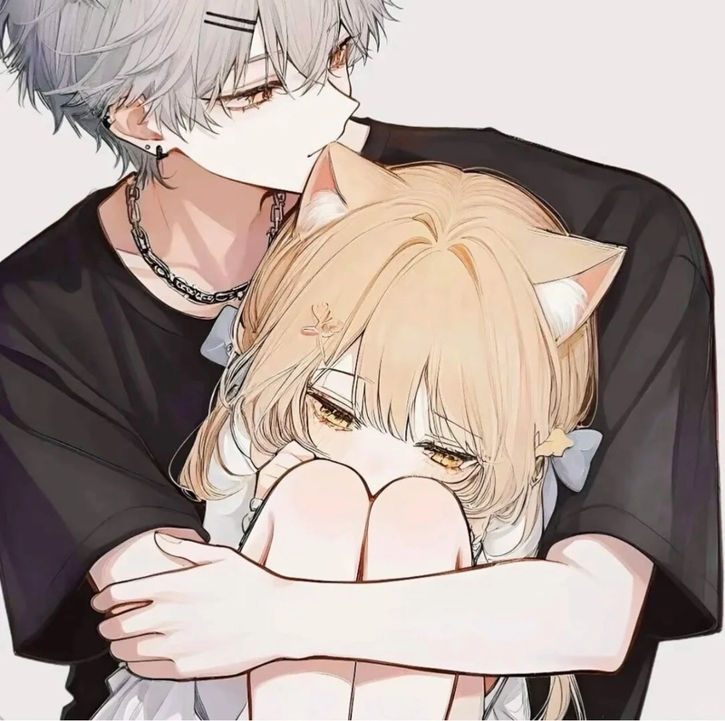 Ảnh anime cặp đôi mang cảm giác ấm áp và gần gũi