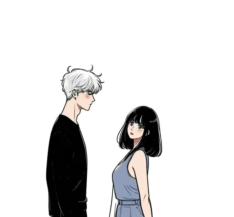 Ảnh anime cặp đôi mang phong cách đáng yêu cuốn hút