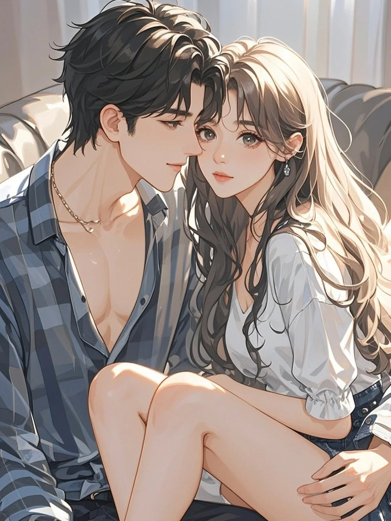 Ảnh anime cặp đôi mang phong cách tình yêu ngọt ngào