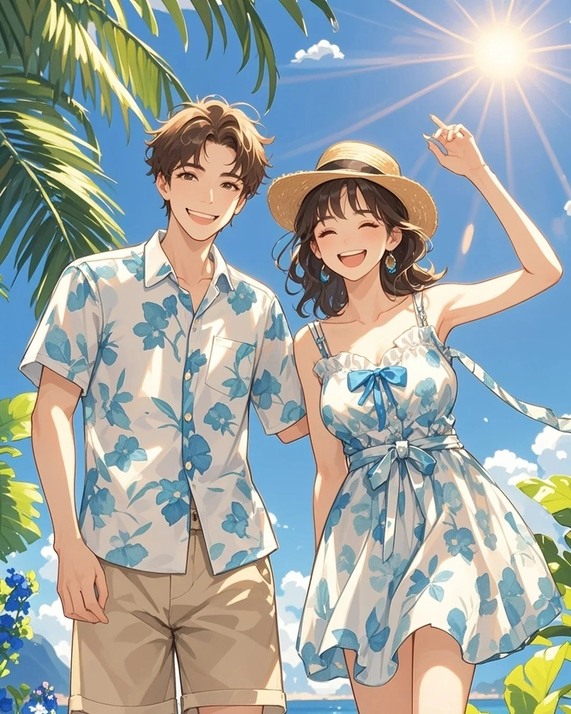 Ảnh anime cặp đôi mang phong thái tình cảm nhẹ nhàng