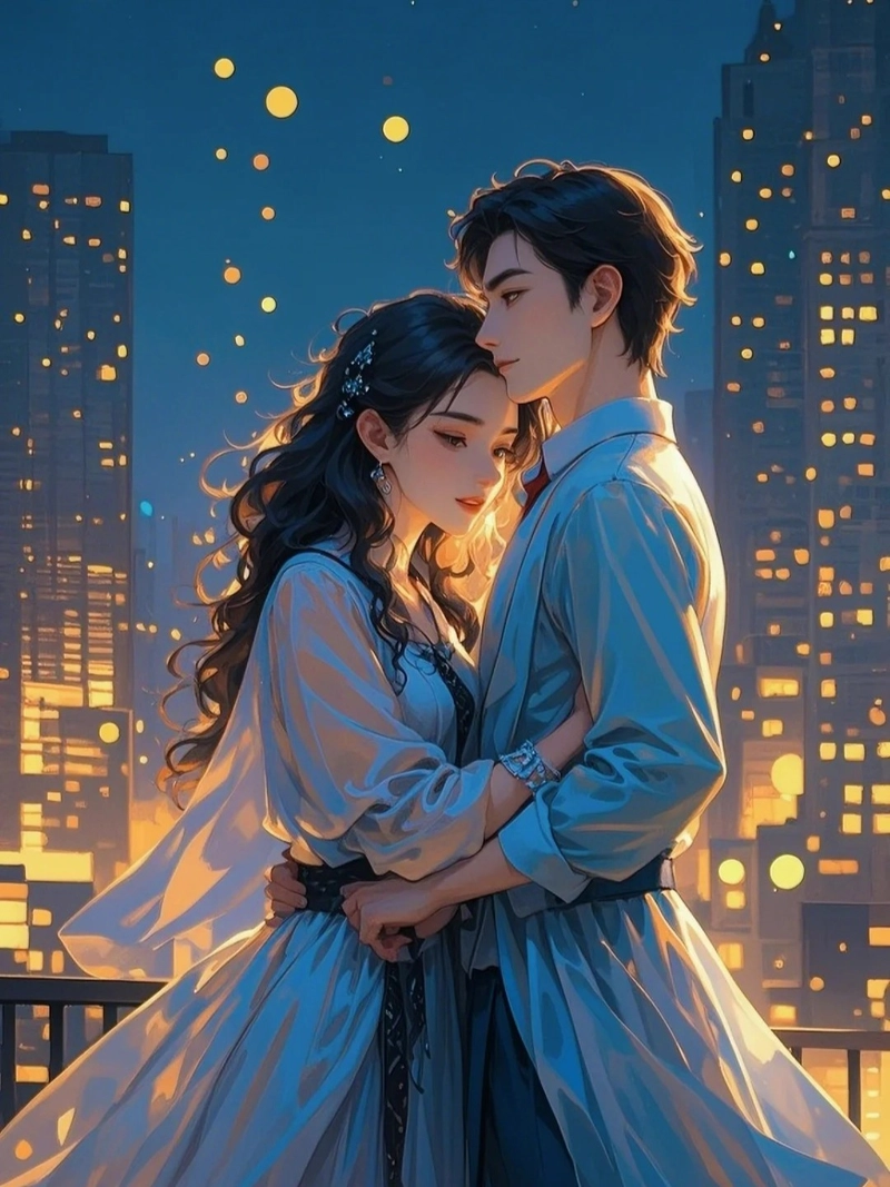 Ảnh anime cặp đôi thể hiện cảm xúc chân thành tinh tế