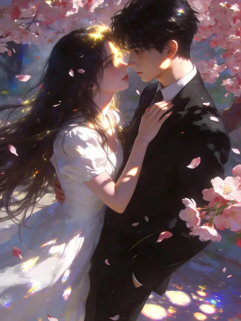 Ảnh anime cặp đôi thể hiện sự đồng điệu đầy cảm xúc
