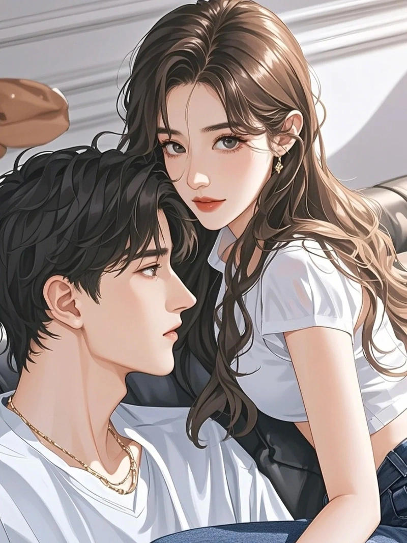 Ảnh anime cặp đôi thể hiện sự gắn kết đầy cảm xúc