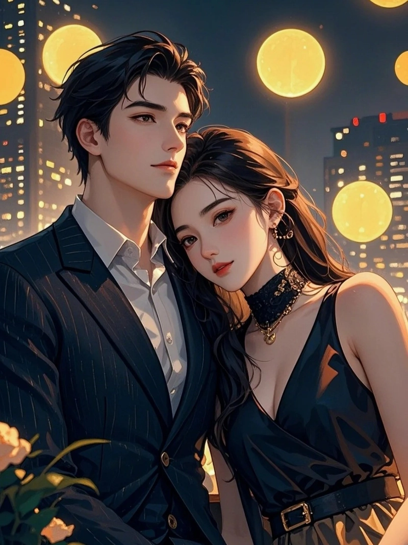 Ảnh anime cặp đôi với thần thái lãng mạn đầy cuốn hút