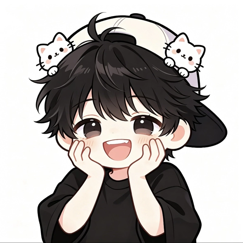 Ảnh anime cute nam cùng biểu cảm đáng yêu trẻ trung