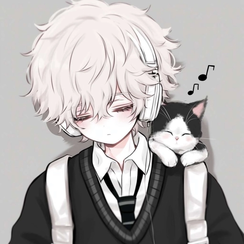 Ảnh anime cute nam cùng biểu cảm đầy sức sống