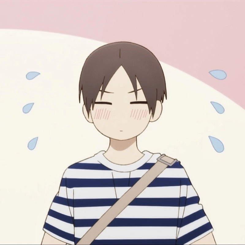 Ảnh anime cute nam cùng biểu cảm nhẹ nhàng tự nhiên