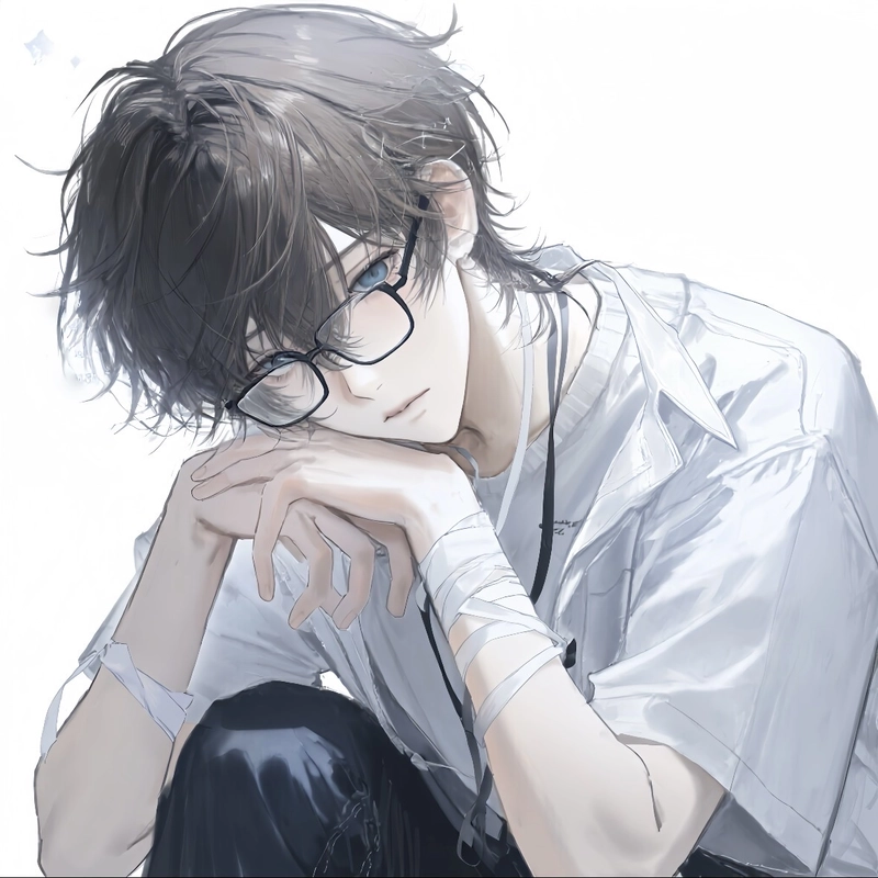 Ảnh anime cute nam cùng nụ cười tươi đầy sức sống
