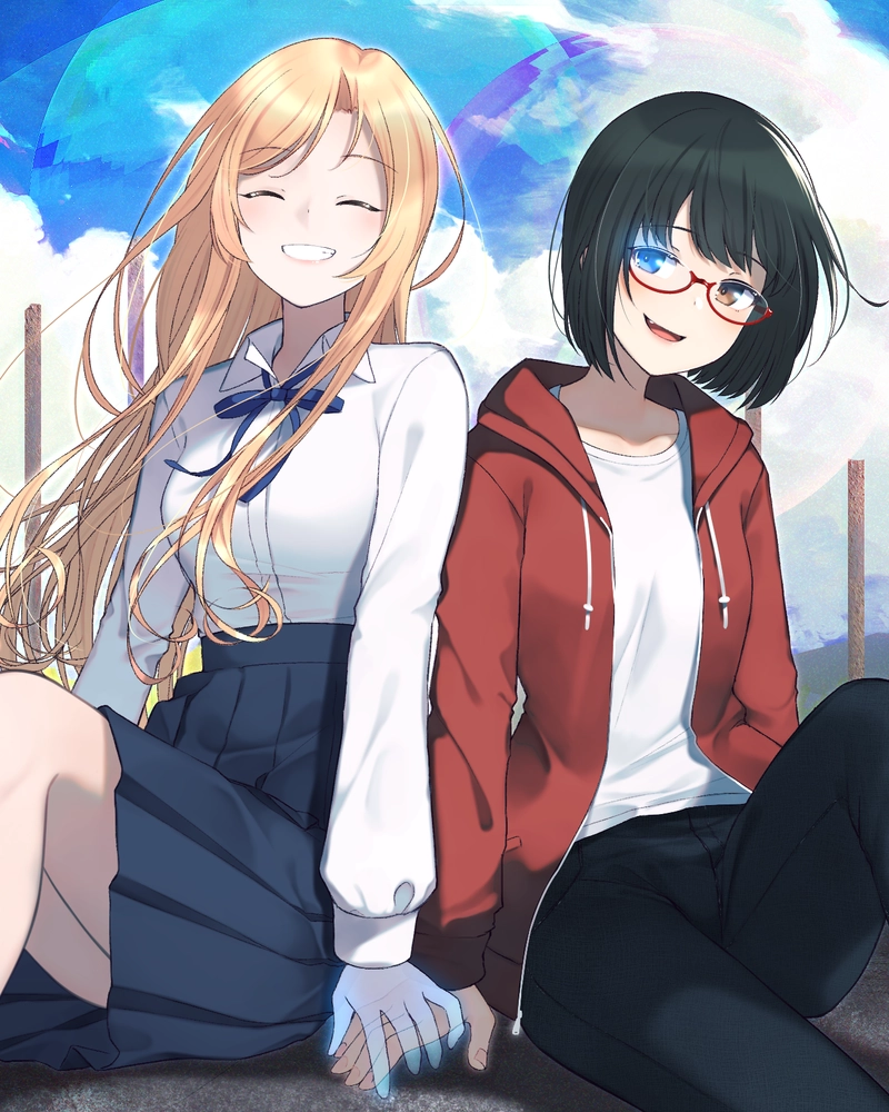 Ảnh anime đôi nắm tay mang phong cách tình cảm sâu lắng
