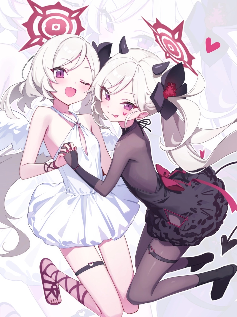 Ảnh anime hai người nắm tay với nét đẹp tinh khôi