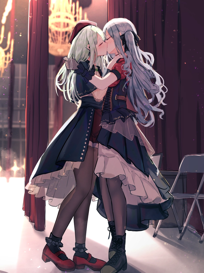 Ảnh anime hôn nhau mang vẻ đẹp nhẹ nhàng cuốn hút