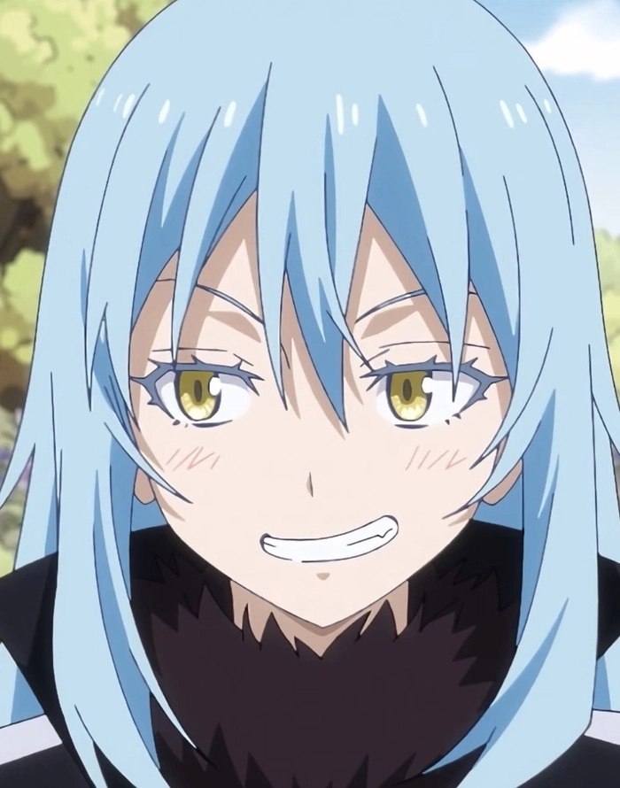 Ảnh anime rimuru chụp gần rõ khuôn mặt