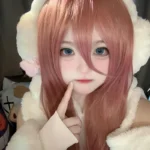 Ảnh cosplay anime nữ phong cách hiện đại phù hợp hình nền đẹp