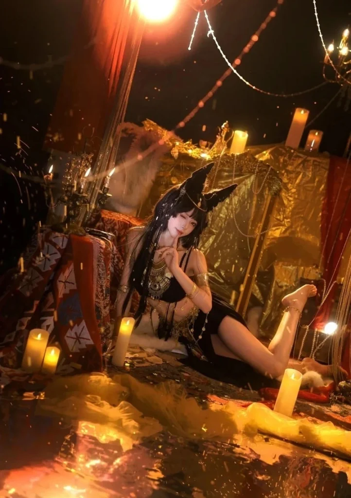 Ảnh cosplay mèo dễ thương anime đáng yêu nổi bật
