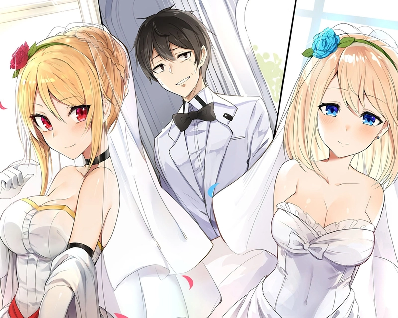 Ảnh cưới anime mang nét đẹp tình yêu trong sáng