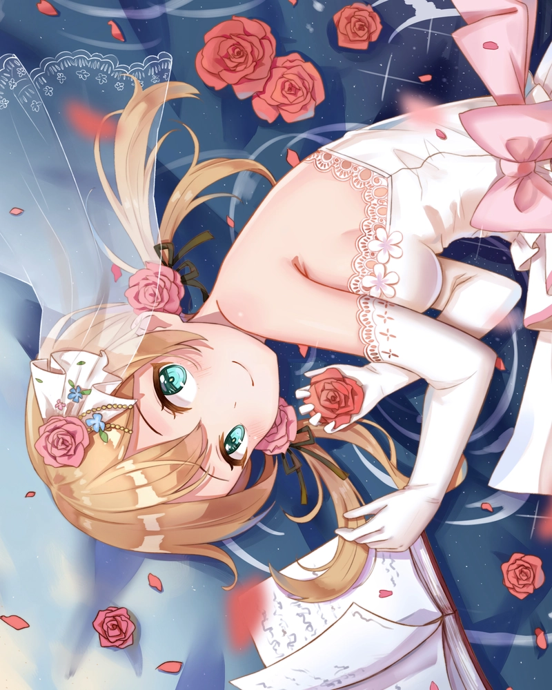 Ảnh cưới anime thể hiện nét đẹp hạnh phúc viên mãn