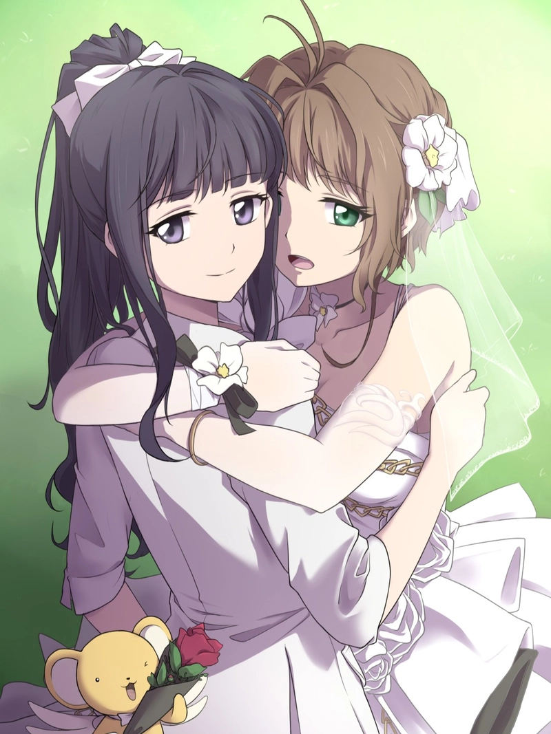Ảnh cưới anime thể hiện sự đồng điệu trong tình yêu