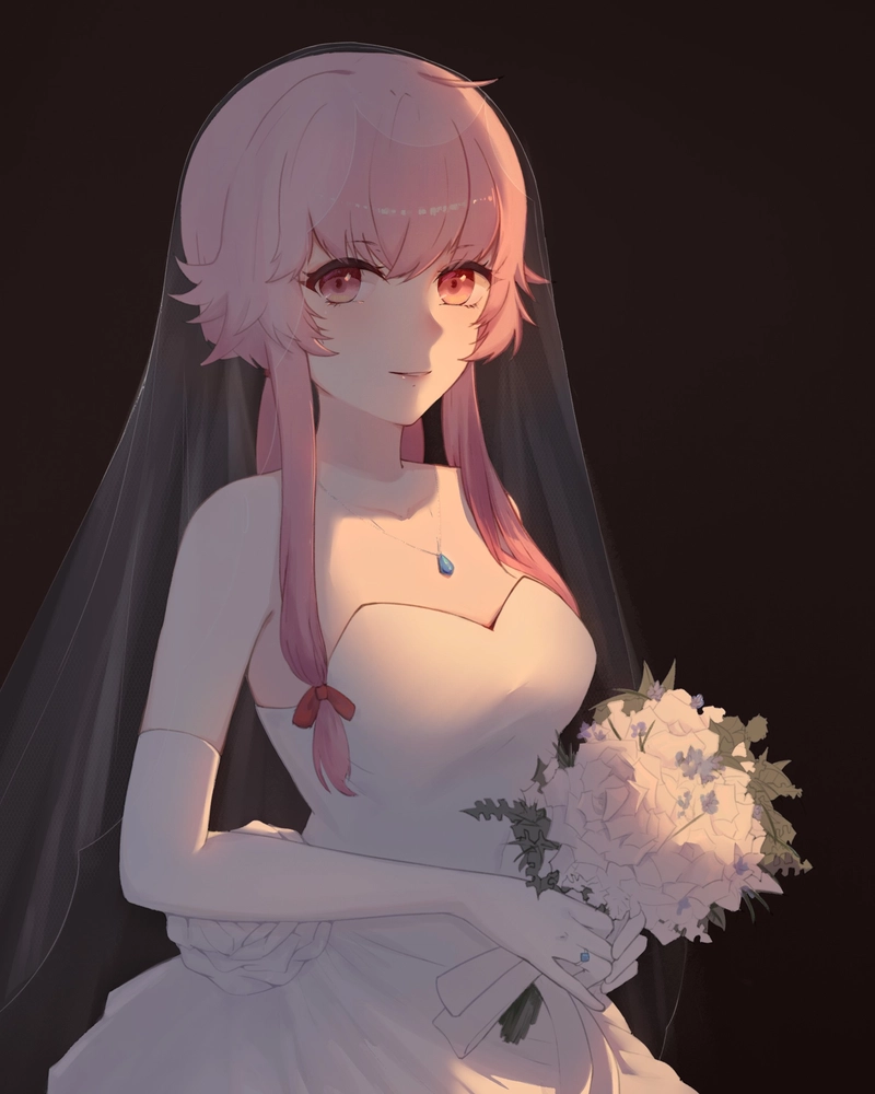 Ảnh cưới phong cách anime thể hiện tình yêu chân thành