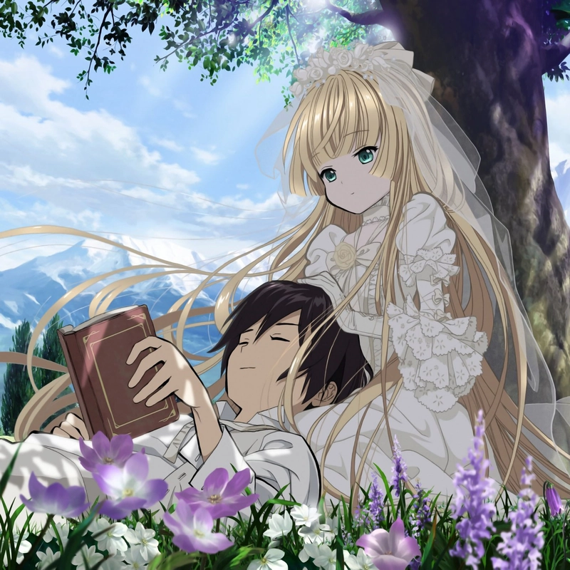 Ảnh đám cưới anime mang nét đẹp lãng mạn tinh tế