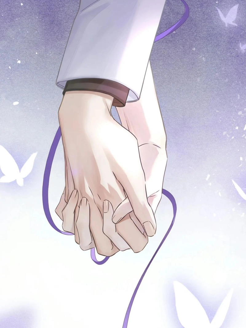 Ảnh nắm tay anime mang nét lãng mạn giản dị cuốn hút