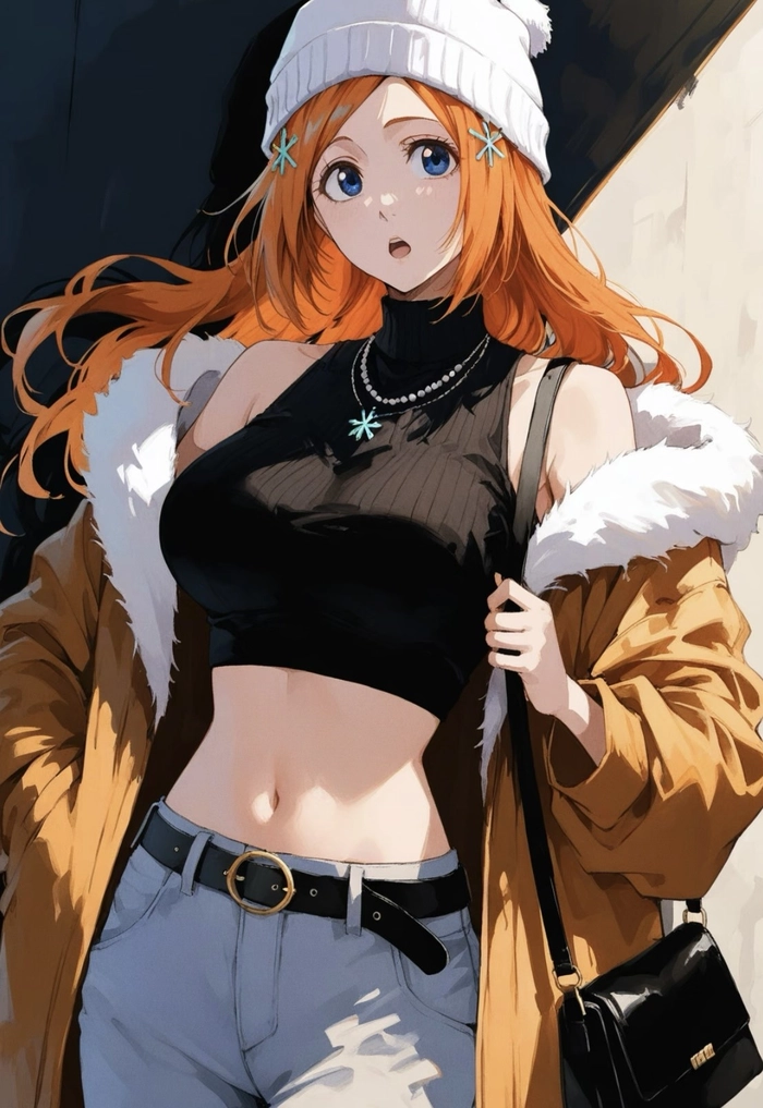 Bức ảnh Inoue Orihime với góc gần rõ nét