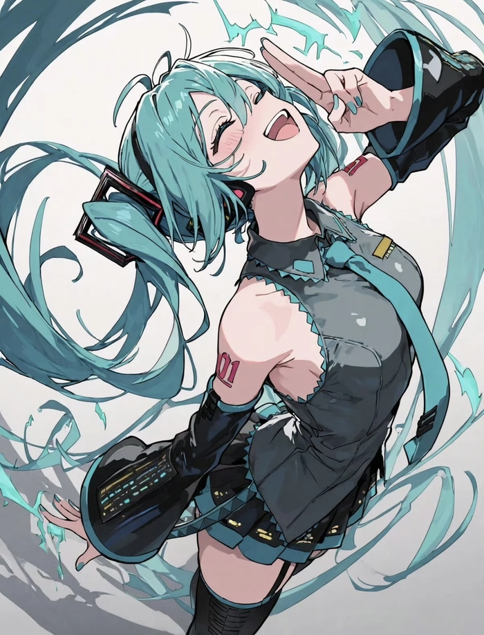 Bức ảnh anime miku nhìn rõ toàn thân