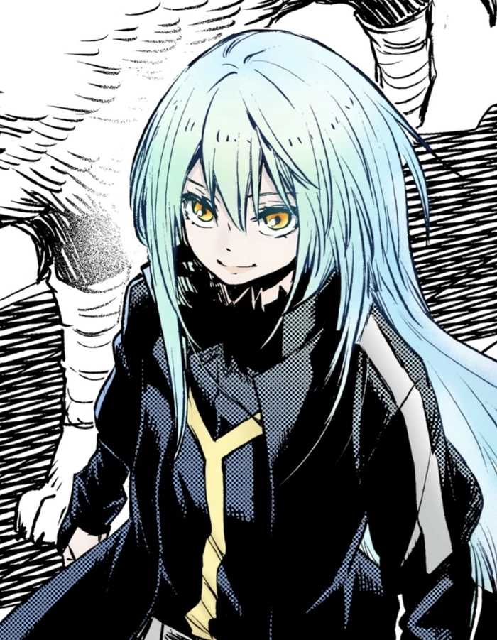 Bức ảnh anime rimuru đứng yên dễ nhận ra