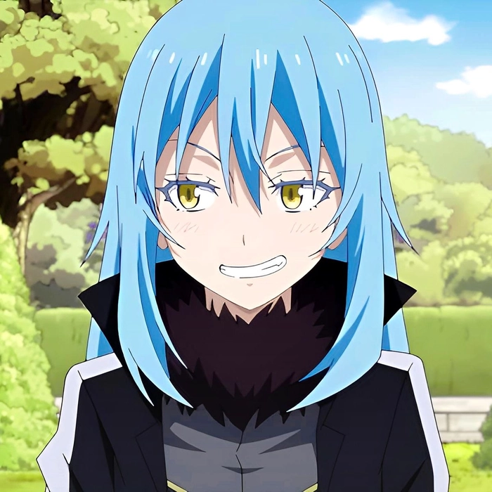 Bức ảnh anime rimuru tạo hình quen thuộc dễ nhìn