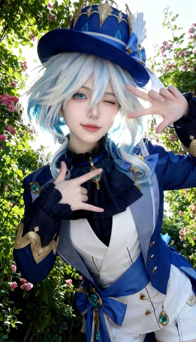 Cộng đồng yêu thích tạo hình Furina cosplay cực cute
