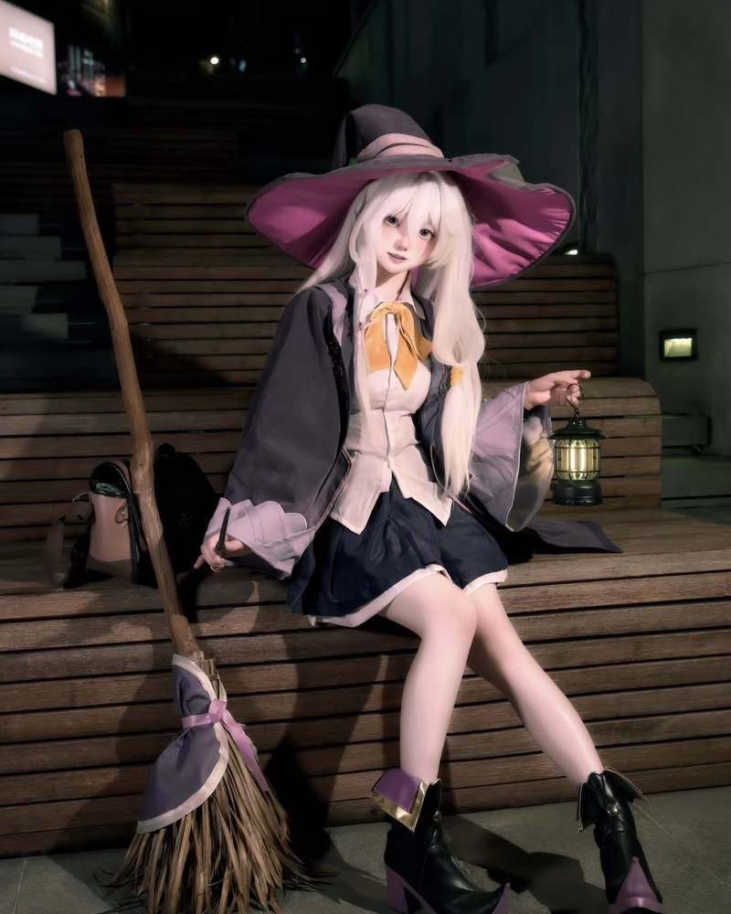 Cosplay phù thủy phong cách ma thuật hiện đại cuốn hút
