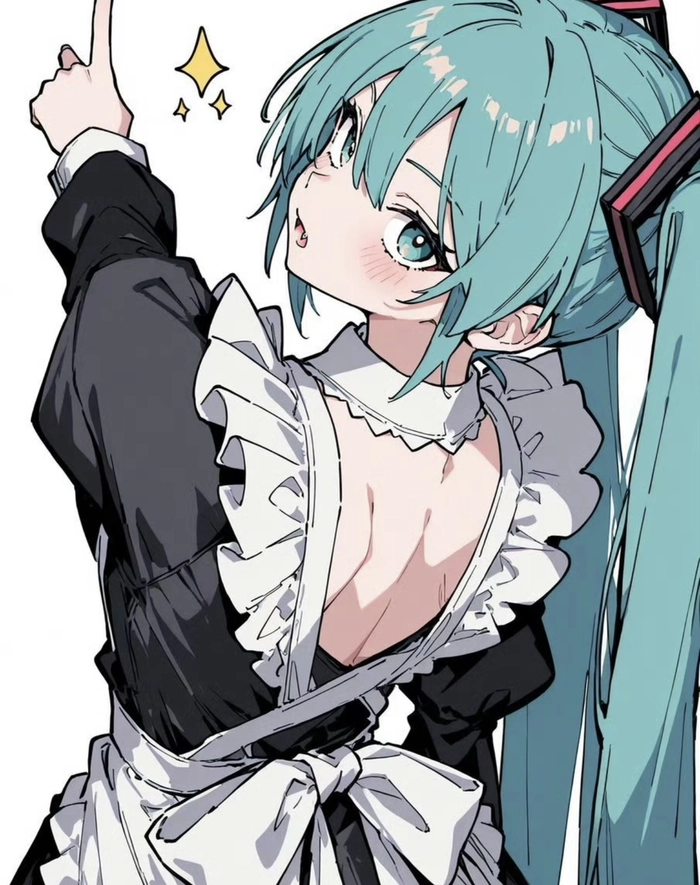 Dáng anime miku nhìn thẳng dễ nhận ra