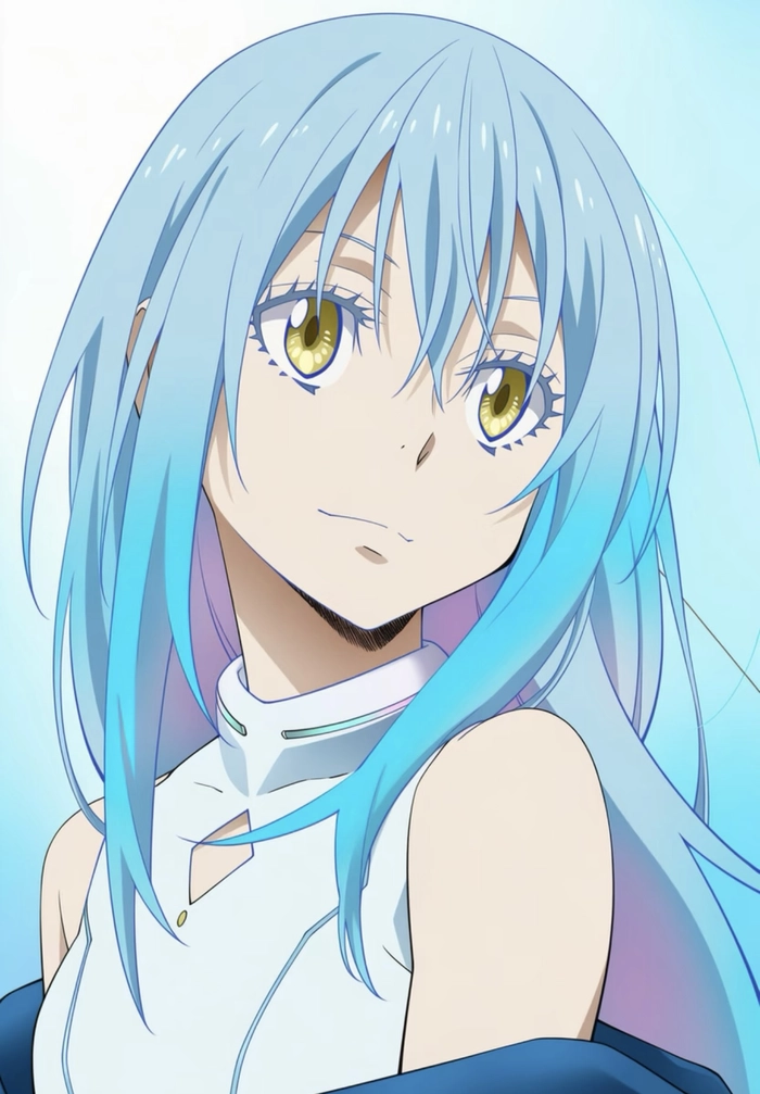 Dáng anime rimuru tạo hình đơn giản dễ nhận ra