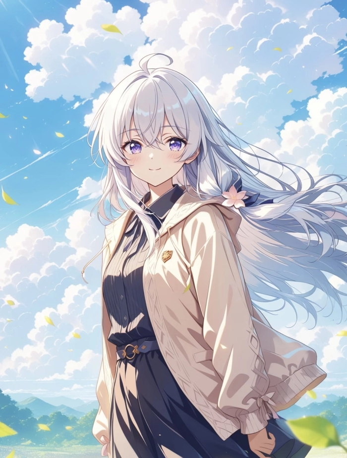 Dáng người anime elaina tạo dáng đơn giản