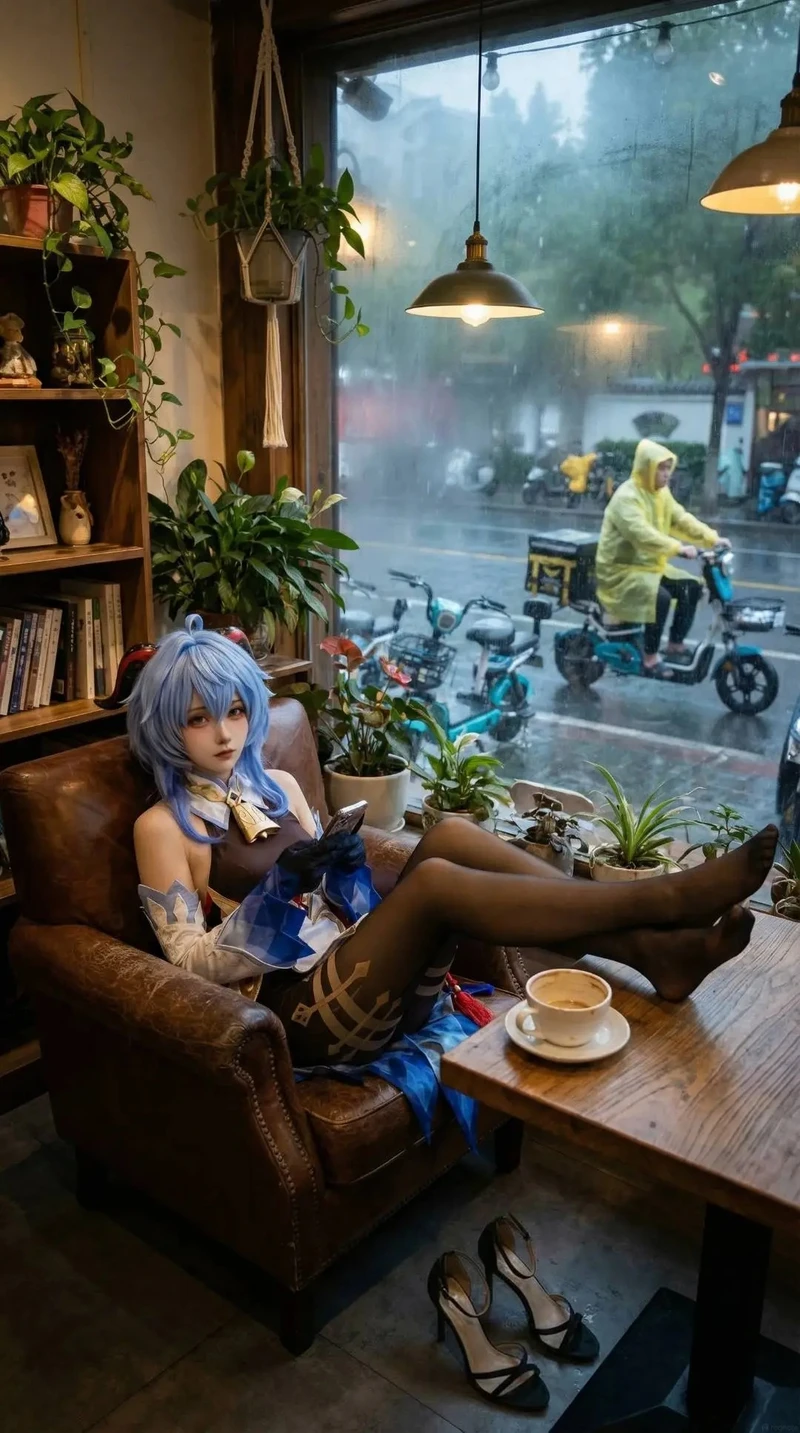 Đường nét mềm mại giúp Ganyu cosplay thêm phần cuốn hút