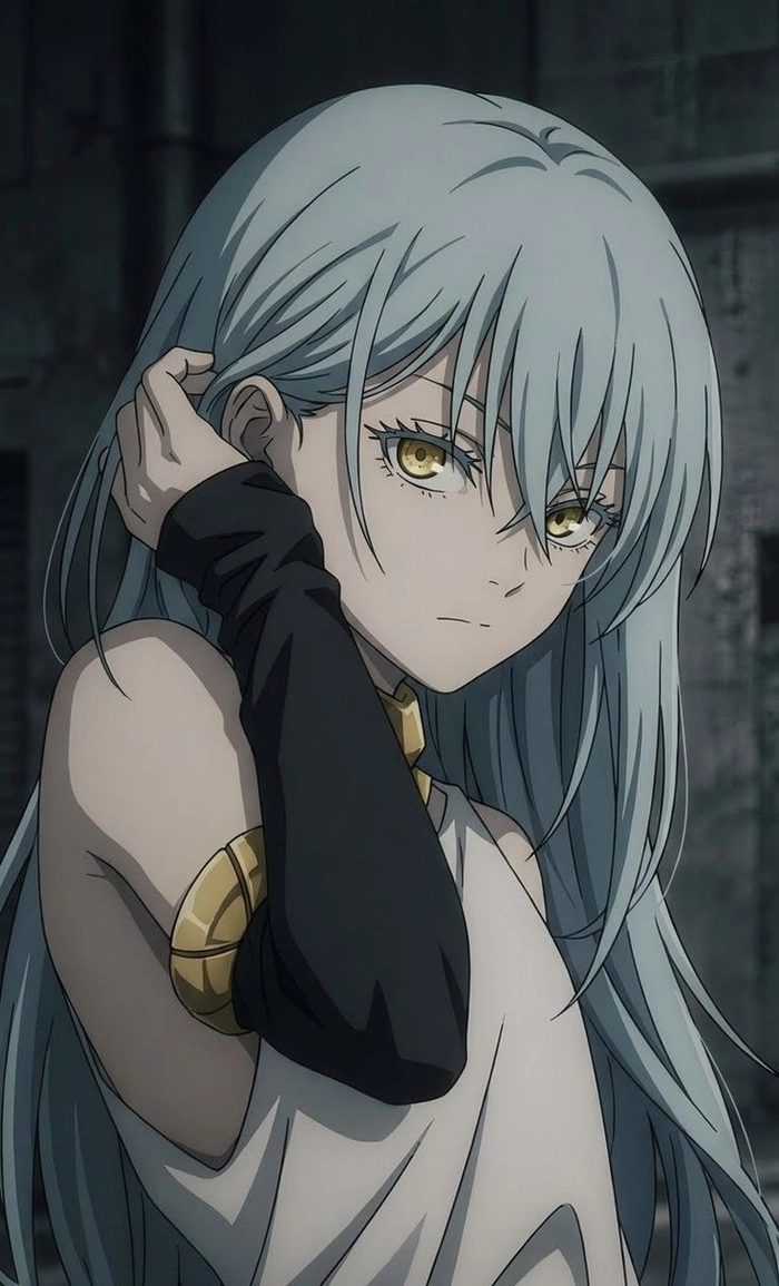 Góc chụp anime rimuru nhìn rõ khuôn mặt