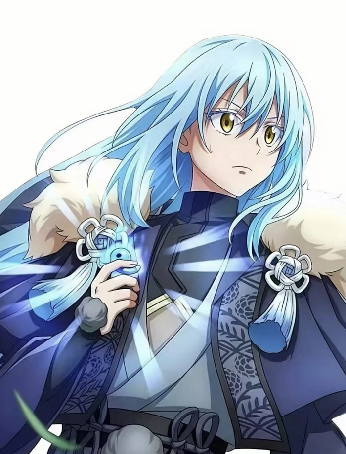 Góc nhìn anime rimuru chụp gần thấy rõ khuôn mặt