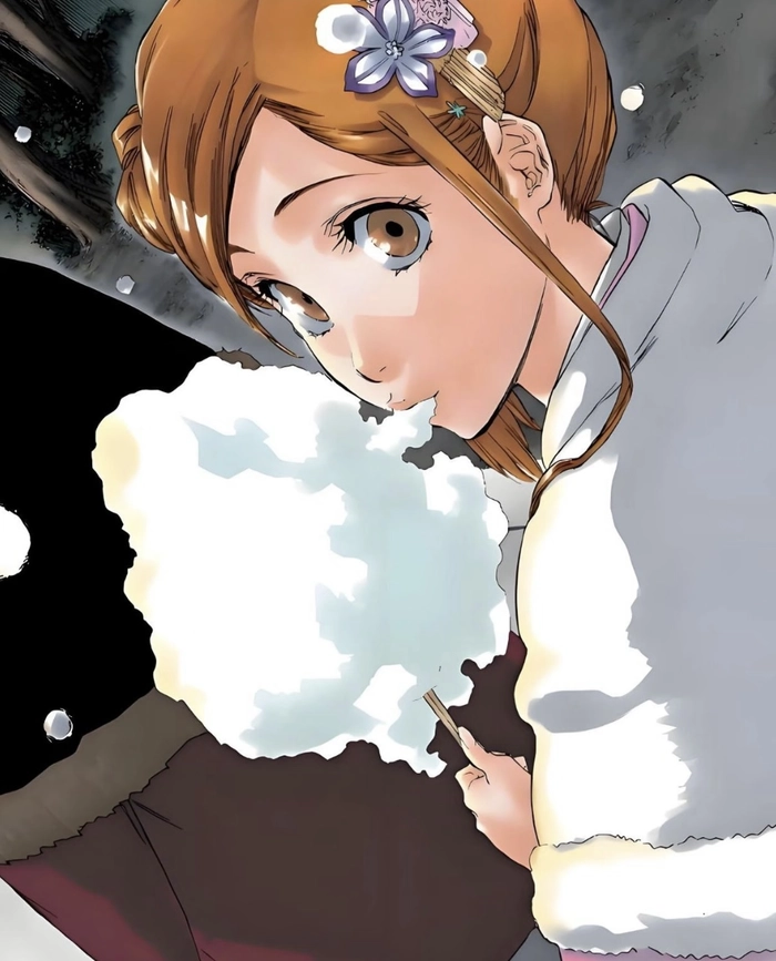 Hình Inoue Orihime với ánh sáng nhẹ nhìn rõ chi tiết