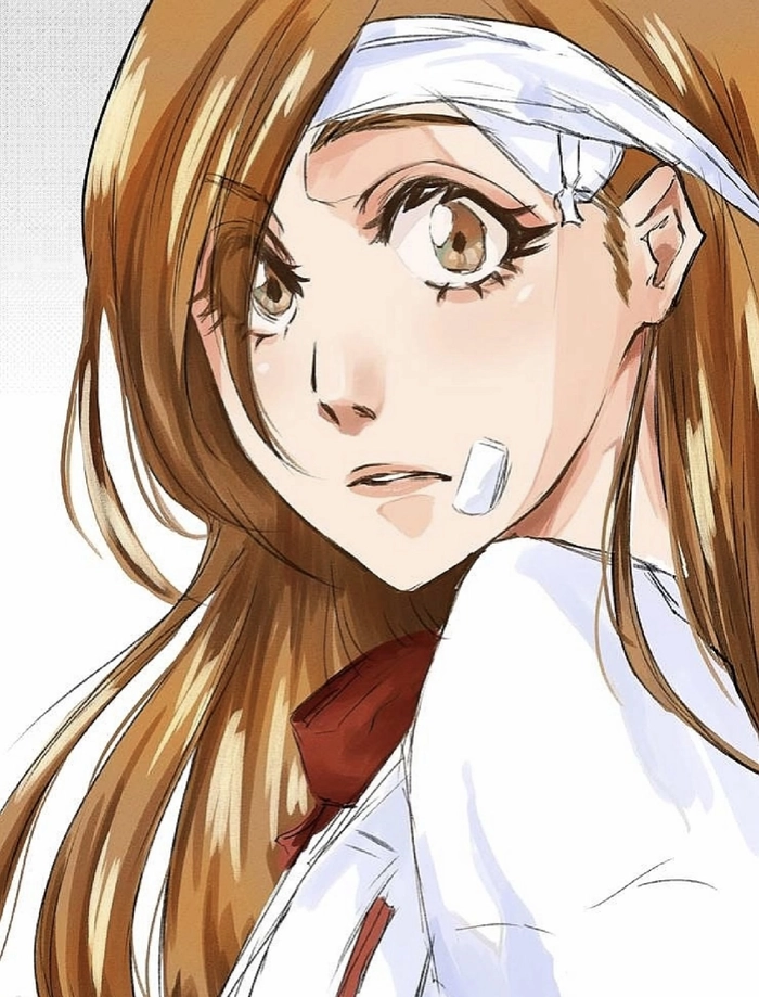 Hình Inoue Orihime với biểu cảm dịu nhẹ rõ