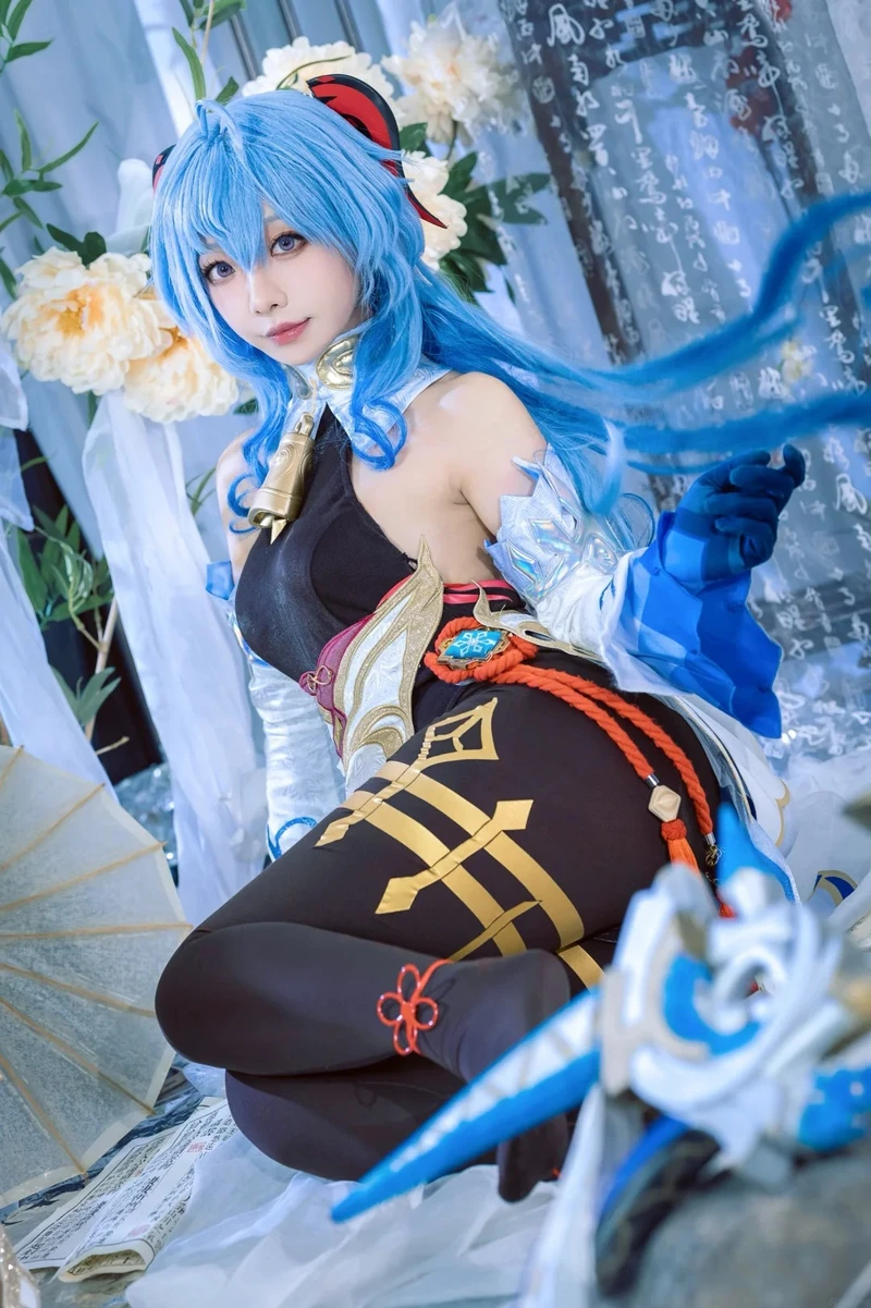 Hình ảnh Ganyu cosplay tạo hình chuẩn nhân vật Genshin Impact