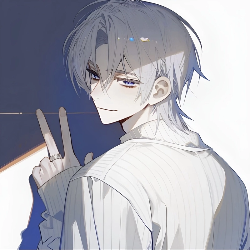 Hình ảnh anime cute nam phong cách học sinh trẻ trung
