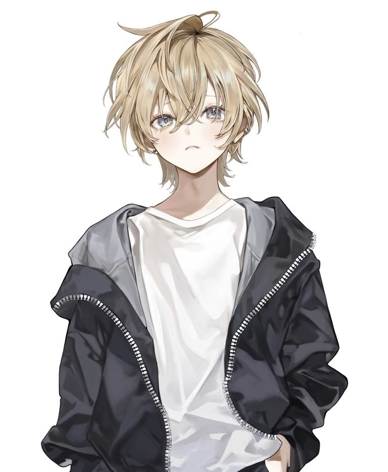 Hình ảnh anime cute nam sở hữu nụ cười đầy đáng yêu