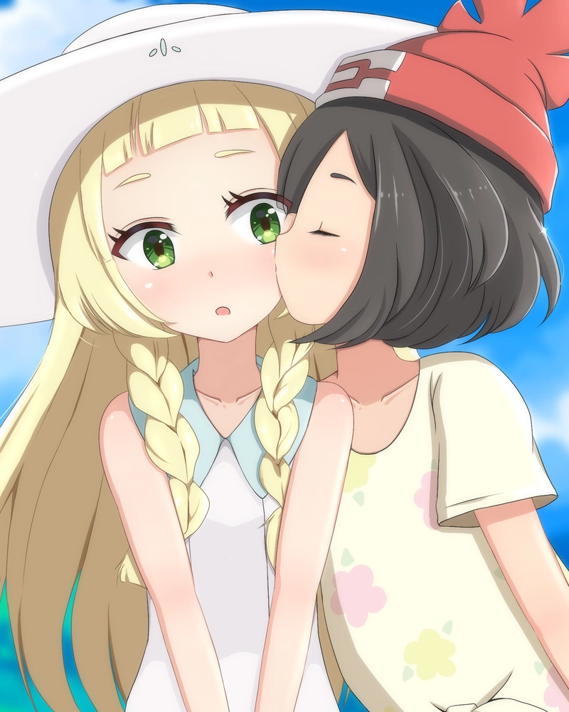 Hình ảnh anime hôn nhau thể hiện sự gắn bó tự nhiên
