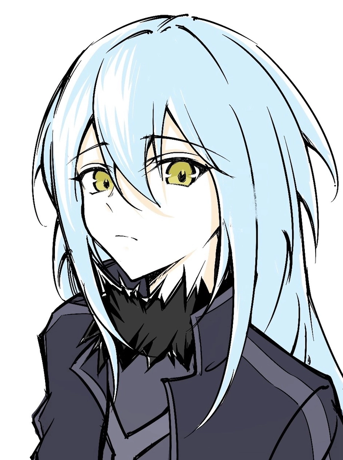 Hình ảnh anime rimuru đứng yên dễ nhận ra