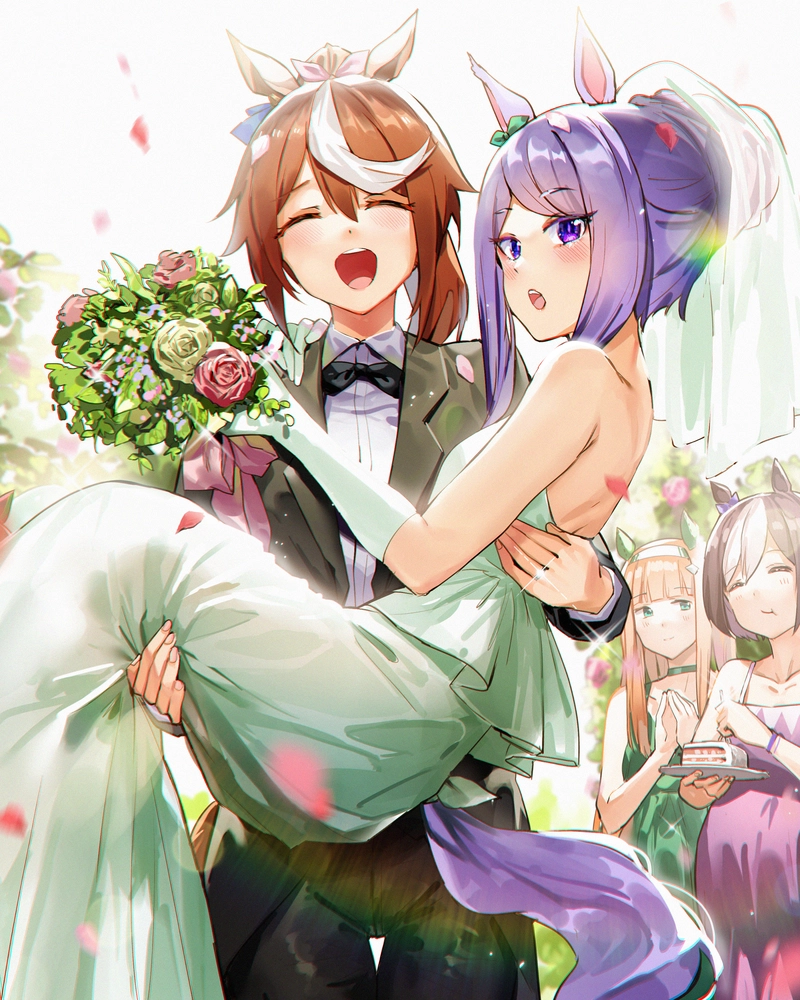 Hình ảnh đám cưới anime mang vẻ đẹp trang nhã